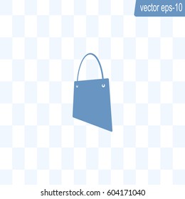 shopping bag - vector icon