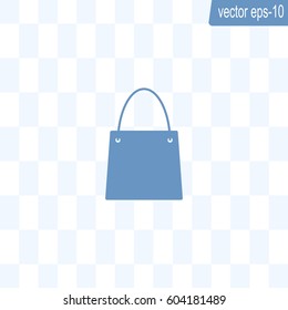 shopping bag - vector icon