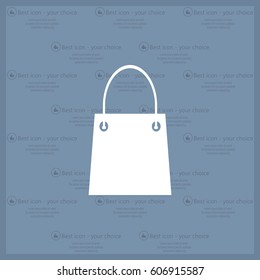 shopping bag - vector icon