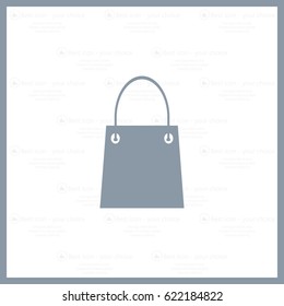 shopping bag - vector icon