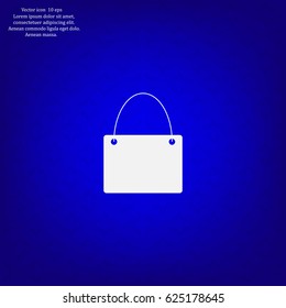 shopping bag - vector icon
