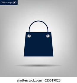 shopping bag - vector icon