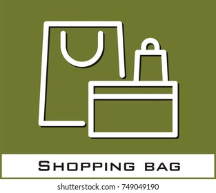 Shopping Bag vector icon
