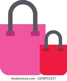 Icono del vector de la bolsa de compras. Se puede usar para imprimir, móviles y aplicaciones web.