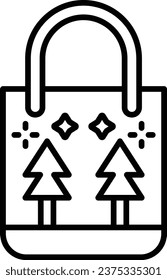 Shopping Bag vector icon. Can be used for printing, mobile and web applications.