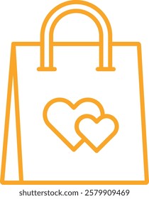 Shopping Bag vector icon. Can be used for printing, mobile and web applications.