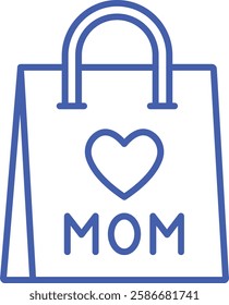 Shopping Bag vector icon. Can be used for printing, mobile and web applications.