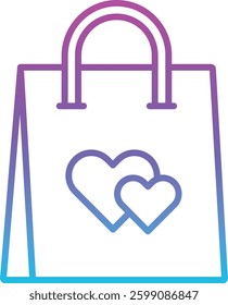 Shopping Bag vector icon. Can be used for printing, mobile and web applications.