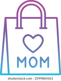 Shopping Bag vector icon. Can be used for printing, mobile and web applications.