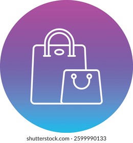 Shopping Bag vector icon. Can be used for printing, mobile and web applications.