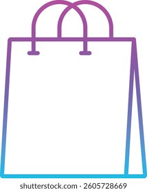 Shopping Bag vector icon. Can be used for printing, mobile and web applications.