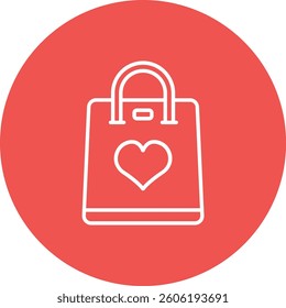 Shopping Bag vector icon. Can be used for printing, mobile and web applications.