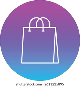 Shopping Bag vector icon. Can be used for printing, mobile and web applications.