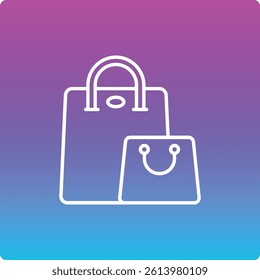 Shopping Bag vector icon. Can be used for printing, mobile and web applications.