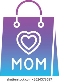 Icono de Vector de la bolsa de compras. Se puede utilizar para aplicaciones de impresión, móviles y de Web.