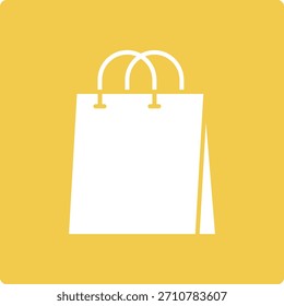 Icono de Vector de la bolsa de compras. Se puede utilizar para aplicaciones de impresión, móviles y de Web.