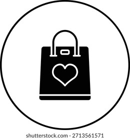 Icono de Vector de la bolsa de compras. Se puede utilizar para aplicaciones de impresión, móviles y de Web.