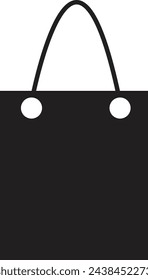 shopping bag vector and icon design