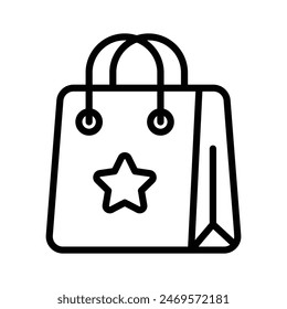 Shopping bag vector icon design, ready for premium use