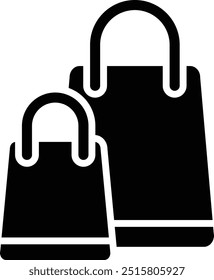 Einkaufstasche Vektor Symbol Design Illustration