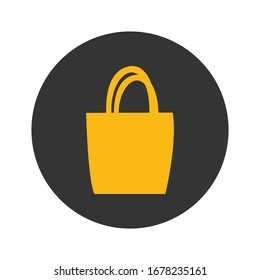 Shopping bag vector icon design/editable vector