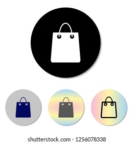 Shopping bag vector icon, eps 10