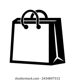 Bolso de compras - Icono de vector eps 10