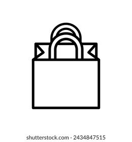 shopping bag - Vector icon eps 10