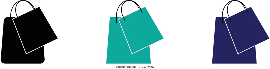 shopping bag - Vector icon eps 10