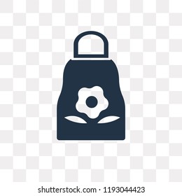Shopping Bag vector icon isolated on transparent background, Shopping Bag transparency concept can be used web and mobile