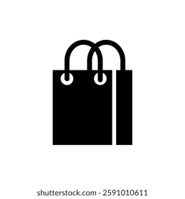 shopping bag vector icon. purches icon