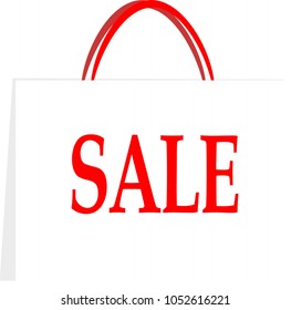 Shopping Bag. Vector Illustration.