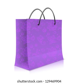 Shopping bag. Vector illustration