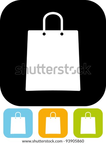 Shopping bag - Vector illustration isolated