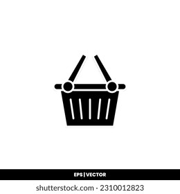 Shopping bag vector illustration logo template for many purpose. Isolated on white background.