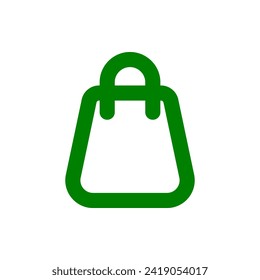 Ilustración vectorial de la bolsa de compras. Adecuado para diversos diseños relacionados con la industria minorista, comercio electrónico, promociones o actividades de compra.