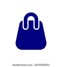 Ilustración vectorial de la bolsa de compras. Adecuado para diversos diseños relacionados con la industria minorista, comercio electrónico, promociones o actividades de compra.