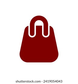 Ilustración vectorial de la bolsa de compras. Adecuado para diversos diseños relacionados con la industria minorista, comercio electrónico, promociones o actividades de compra.