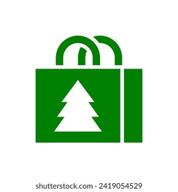 Ilustración vectorial de la bolsa de compras. Adecuado para diversos diseños relacionados con la industria minorista, comercio electrónico, promociones o actividades de compra.