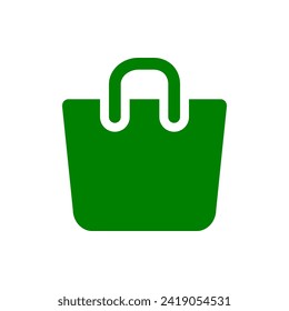 Ilustración vectorial de la bolsa de compras. Adecuado para diversos diseños relacionados con la industria minorista, comercio electrónico, promociones o actividades de compra.