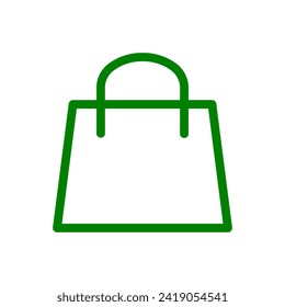 Shopping bag vector illustration. Suitable for various designs related to the retail industry, e-commerce, promotions, or shopping activities.