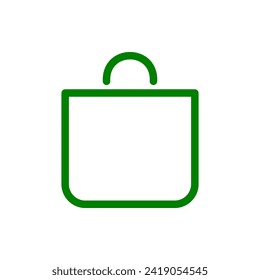 Shopping bag vector illustration. Suitable for various designs related to the retail industry, e-commerce, promotions, or shopping activities.