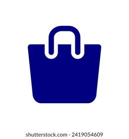 Shopping bag vector illustration. Suitable for various designs related to the retail industry, e-commerce, promotions, or shopping activities.