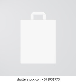 Shopping bag. Vector Mockup