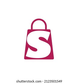 shopping bag vector template icon design