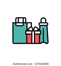 shopping bags icon- Full editable vector shopping bags icon for web or mobile.