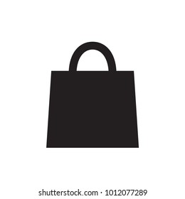 Shopping bags icon, isolated on white background