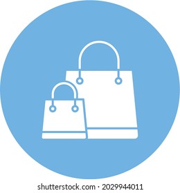 Shopping Bags icon vector image. Can also be used for Carnival. Suitable for mobile apps, web apps and print media.