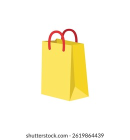 shopping bags paper bag gift shopper symbol sign icon cart vector illustration