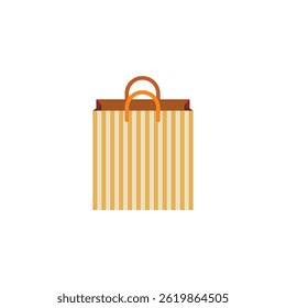 shopping bags paper bag gift shopper symbol sign icon cart vector illustration